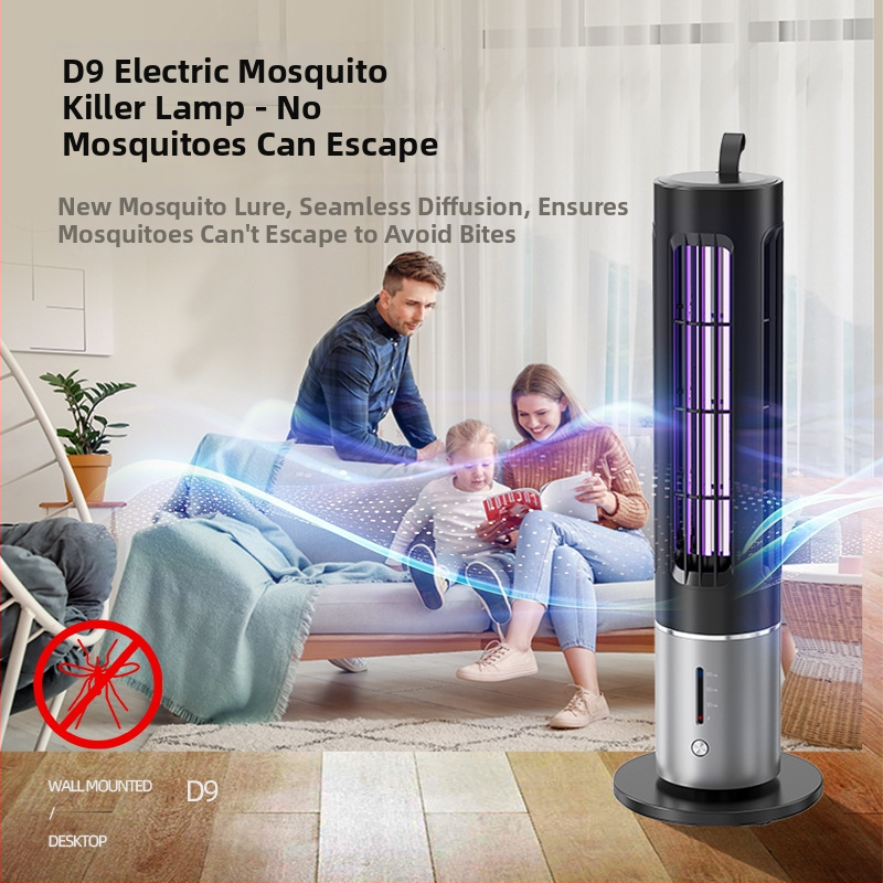 Lampa proti komárom s elektrickým šokom, LED osvetlenie, vstavaná batéria 1001–1600 mAh, výdrž 3–6 h, pokrytie 21–30 m²