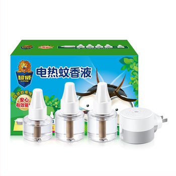 Parfümmentes szúnyogriasztó folyadék készlet, 3 üveg és 1 készülék, 165 éjszakás lefedettség