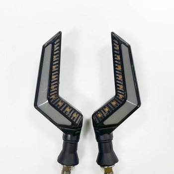 Wing-shaped moto migavac DAS-067 ABS+LED 12V 2700K