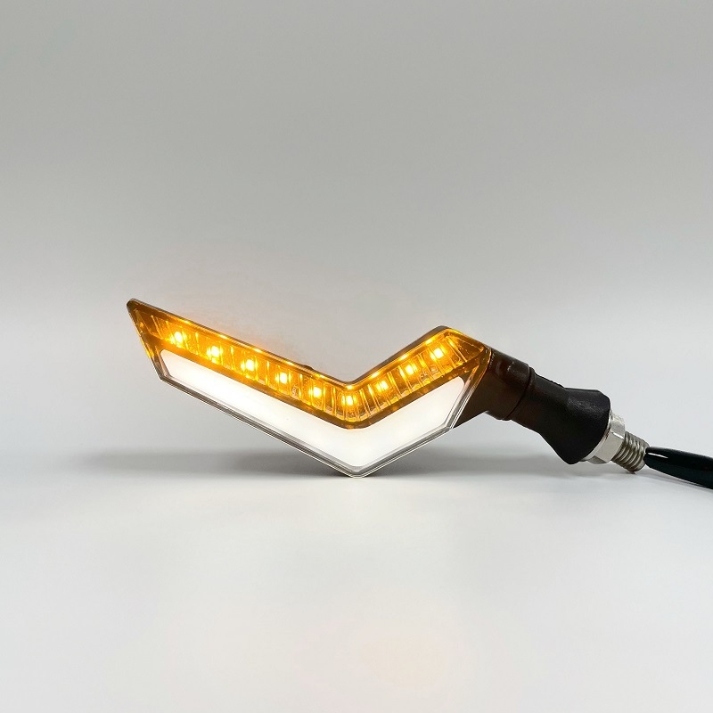 Wing-shaped moto migavac DAS-067 ABS+LED 12V 2700K