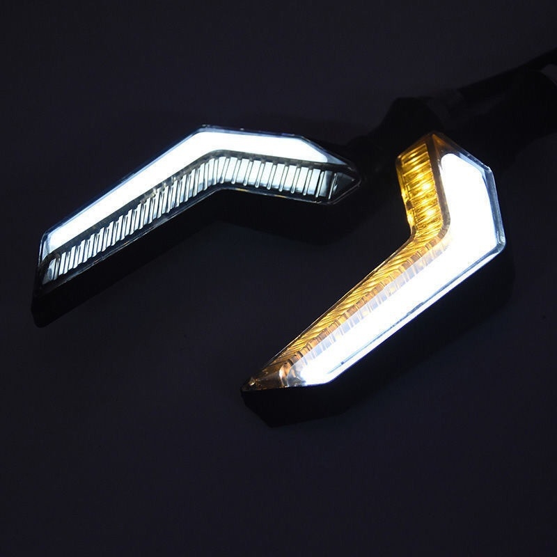 Wing-shaped moto migavac DAS-067 ABS+LED 12V 2700K
