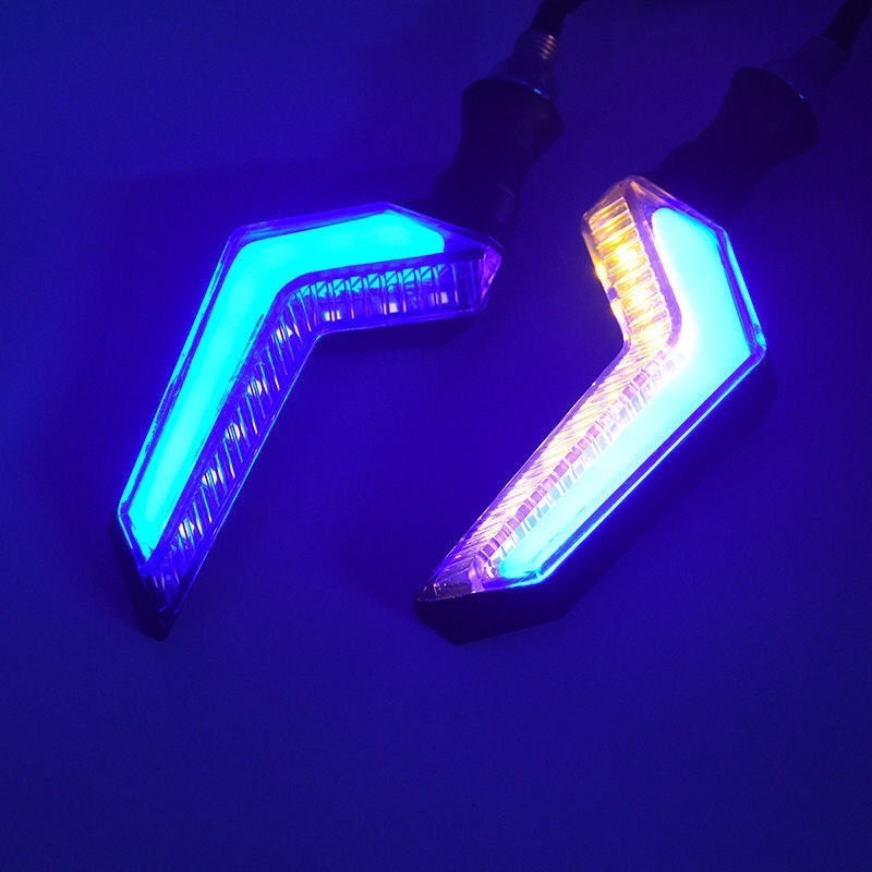 Wing-shaped moto migavac DAS-067 ABS+LED 12V 2700K