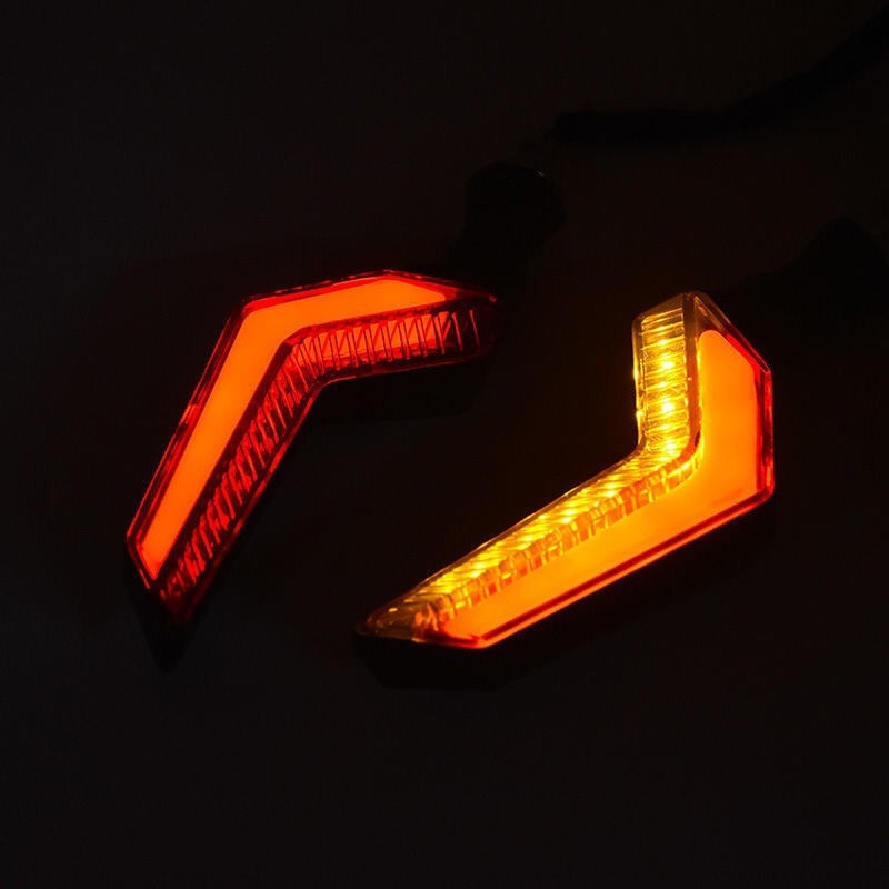 Wing-shaped moto migavac DAS-067 ABS+LED 12V 2700K