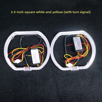 LED Angel Eyes DRL transporto priemonėms — aliuminio substratas + PC, LED 3030, 3W, 9-36V, SF-2118