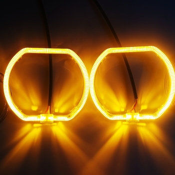 LED Angel Eyes DRL transporto priemonėms — aliuminio substratas + PC, LED 3030, 3W, 9-36V, SF-2118