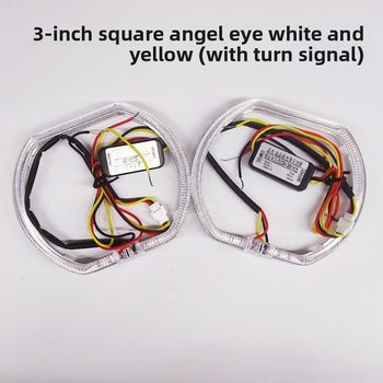 LED Angel Eyes DRL transporto priemonėms — aliuminio substratas + PC, LED 3030, 3W, 9-36V, SF-2118