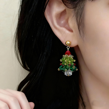 Колие – Геометрична висулка, алуминиева верига, акрилна висулка, редовна верига, прецизна изработка, Зима 2025, Нов китайски стил