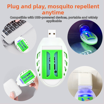 USB nešiojamas priemonės nuo uodų – kietojo kūno įrenginys, 6 vienetai per įrenginį, modelis 0017, Color Sniper