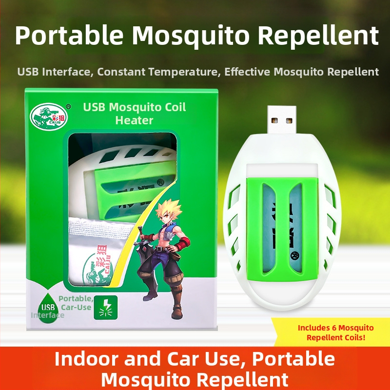 USB nešiojamas priemonės nuo uodų – kietojo kūno įrenginys, 6 vienetai per įrenginį, modelis 0017, Color Sniper