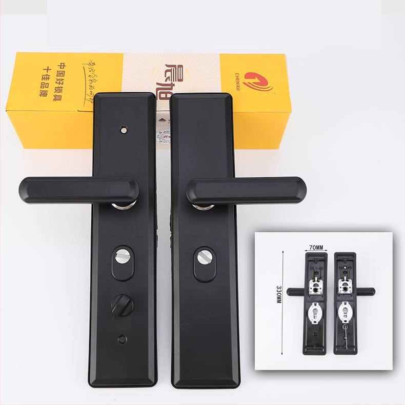 Bezpečnostná kľučka na dvere, dvojité ťahanie, železo, ED002A-2, Chenxu, Nový čínsky štýl, moderná jednoduchosť