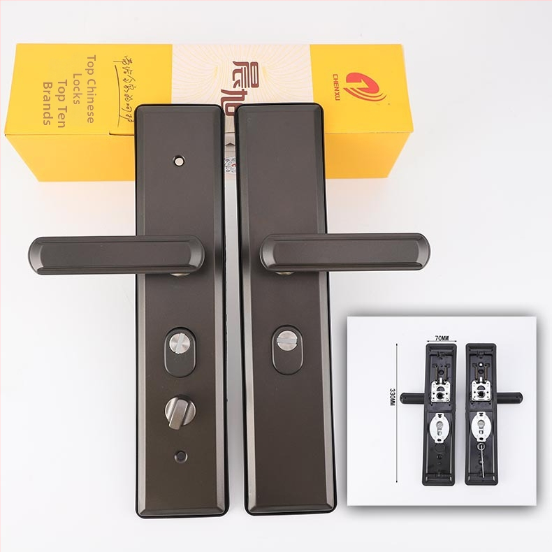 Bezpečnostná kľučka na dvere, dvojité ťahanie, železo, ED002A-2, Chenxu, Nový čínsky štýl, moderná jednoduchosť