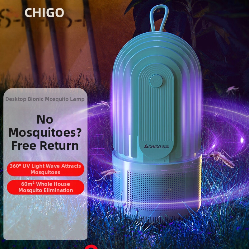 Zidová UV lampa na hubenie komárov pre domáce použitie — netoxická, dosah 61 m²+, bezpečná pre deti