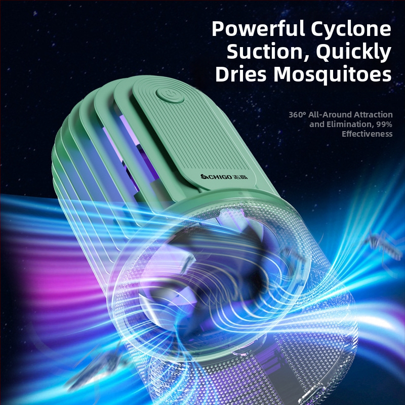 Zidová UV lampa na hubenie komárov pre domáce použitie — netoxická, dosah 61 m²+, bezpečná pre deti