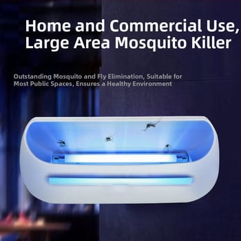 Lampa na komáre – stena s trubkou svetla, vstavaná batéria, výdrž batérie 6-8 h, prilákanie svetelnou vlnou