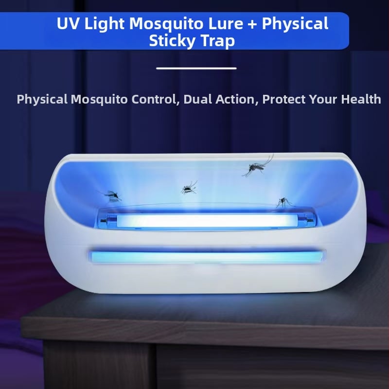 Lampa na komáre – stena s trubkou svetla, vstavaná batéria, výdrž batérie 6-8 h, prilákanie svetelnou vlnou