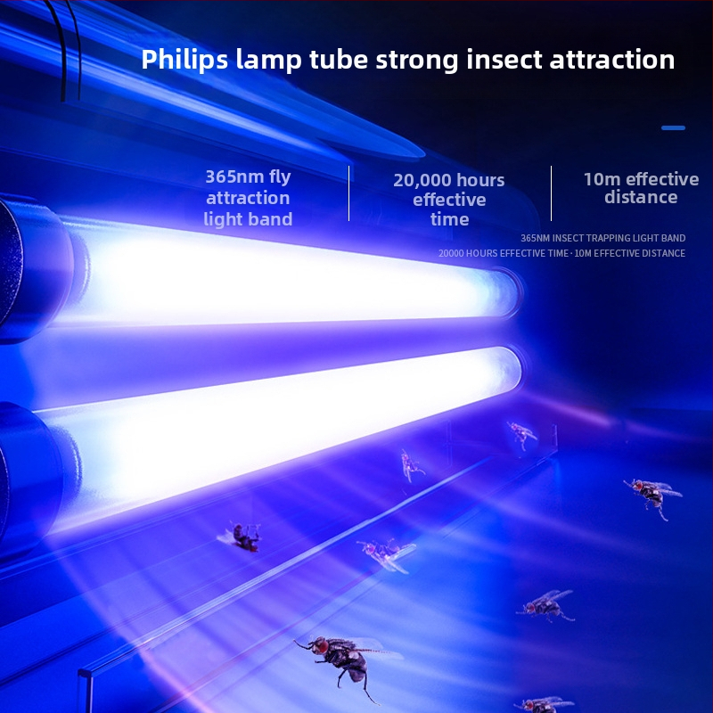 Komerčný hubiteľ komárov WGS-30B – 220V, indukčný elektrický šok, lampa s rovným trubkovým tvarom, CE certifikát (WTF18F03107050S)