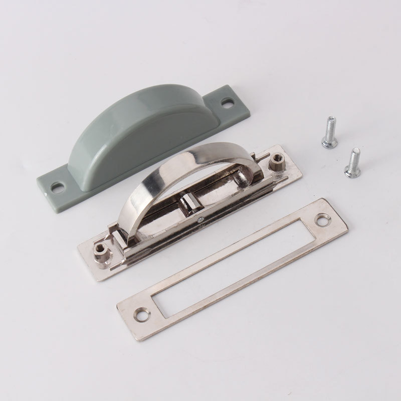 Tatami rukoväť na zásuvky so skrytým zadným krytom a zabudovaným preklopným mechanizmom — Weiti, Model 505-85mm, zinková zliatina, elektroplatovanie