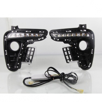 Dienos šviesos Kia Rio 2018 ir Kia K2 2017-2018 | ABS korpusas, IP67, 2000 lm, 6000K, 1 W