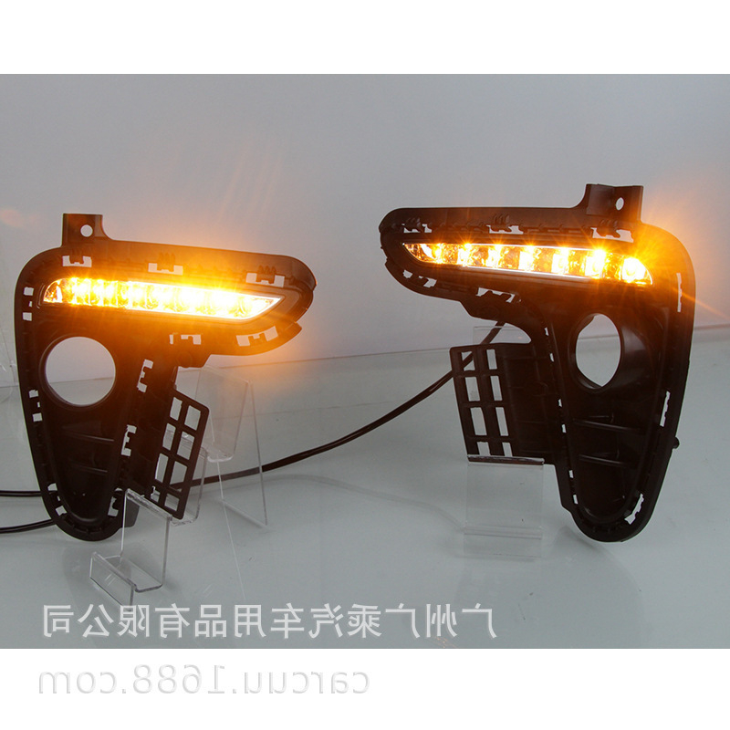 Dienos šviesos Kia Rio 2018 ir Kia K2 2017-2018 | ABS korpusas, IP67, 2000 lm, 6000K, 1 W