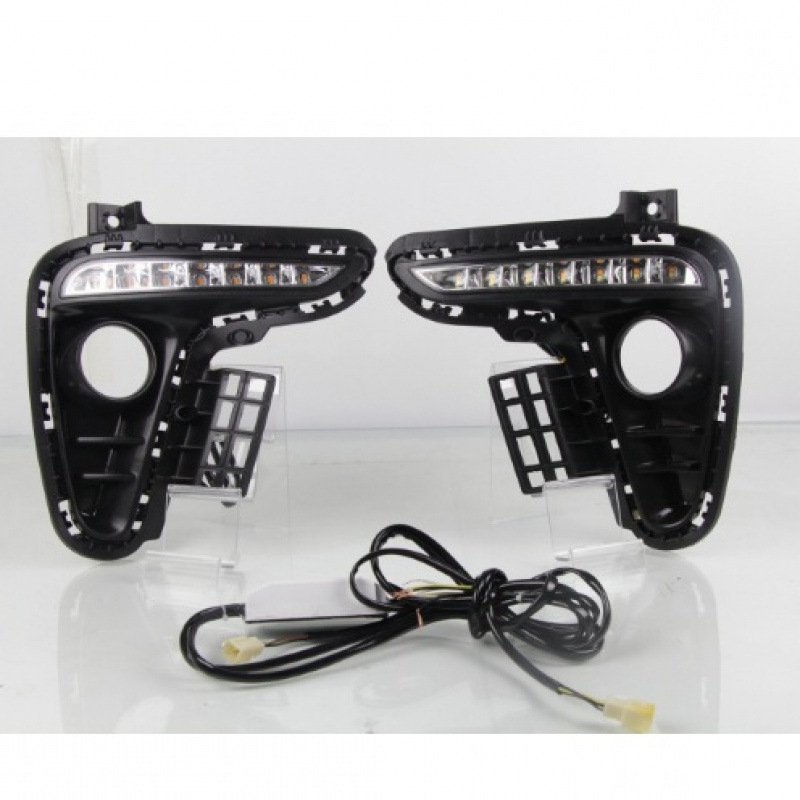 Dienos šviesos Kia Rio 2018 ir Kia K2 2017-2018 | ABS korpusas, IP67, 2000 lm, 6000K, 1 W