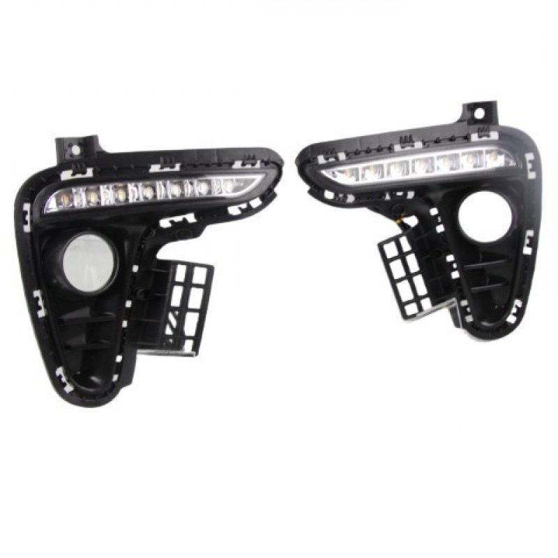 Dienos šviesos Kia Rio 2018 ir Kia K2 2017-2018 | ABS korpusas, IP67, 2000 lm, 6000K, 1 W