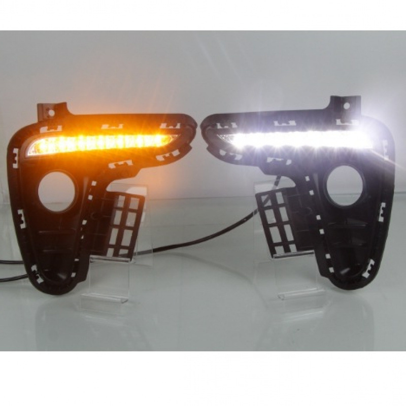 Dienos šviesos Kia Rio 2018 ir Kia K2 2017-2018 | ABS korpusas, IP67, 2000 lm, 6000K, 1 W