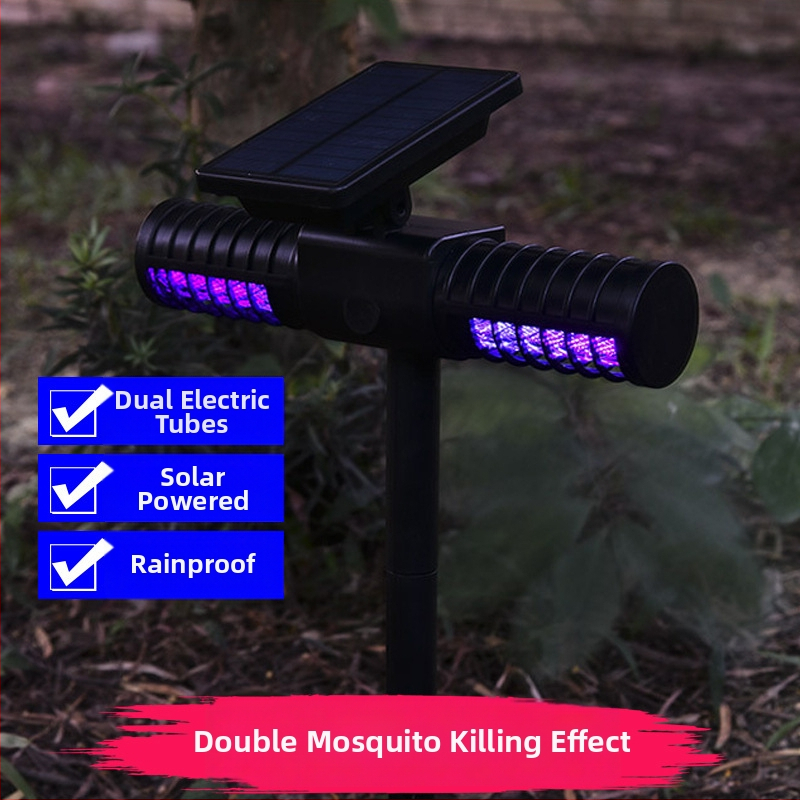 LED lampa na likvidáciu komárov, vonkajšia vodotesná, vstavaná batéria, pokrytie 11–20 m², nabíjanie 5–8 h