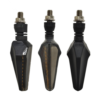 24LED dvojfarebný svetelný vodič pre motocykl s integrovaným smerovým svetlom, denným svetlom a brzdovým svetlom; model QMW-LS24DG, 2835SMD, 1.2W, 12.8V, životnosť 50000 h