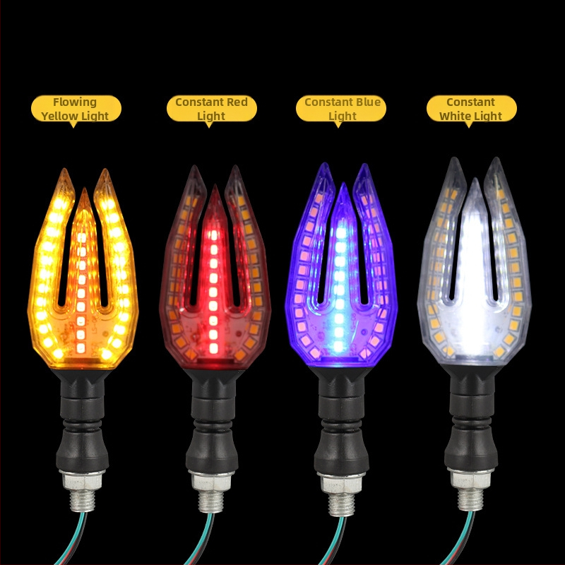 Motocykel LED sekvenčné smerovky a denné svetlo, 12V, model ZXD-11, 2W, 4000 lm, 10000 h