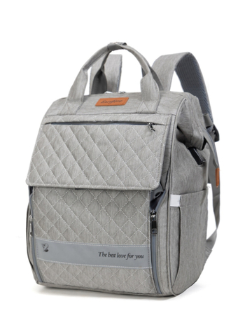 Taška na plienky pre mamu – Veľká kapacita, Oxford látka, Nepremokavá, Sucho-mokré delenie, Zakrivené ramenné popruhy