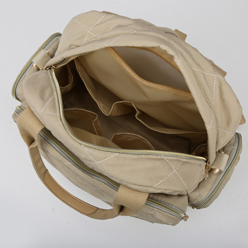 Taška pre mamu a dieťa s vyšívaným kockovaným vzorom, suché–vlhké oddelenie, izolácia, ultra ľahká, Oxford látka