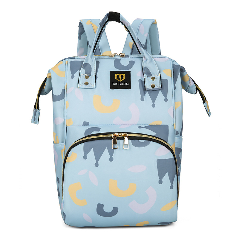 Geantă pentru mame cu bebeluși, capacitate mare, rucsac de umăr pentru călătorii, nylon, respirabil, curea cu pernă de aer