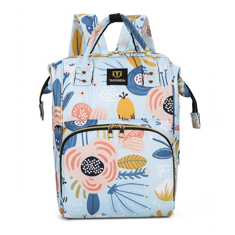 Geantă pentru mame cu bebeluși, capacitate mare, rucsac de umăr pentru călătorii, nylon, respirabil, curea cu pernă de aer