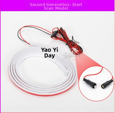 Automobilio LED dienos šviesa su silikonine korpusu, 6W, 12V, lipnė montavimas, priekinis dangtis