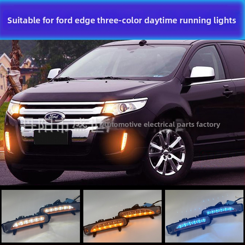 Denné svetlá pre Ford Edge 2009-2014 | LED, ABS, 12V, SS-D028