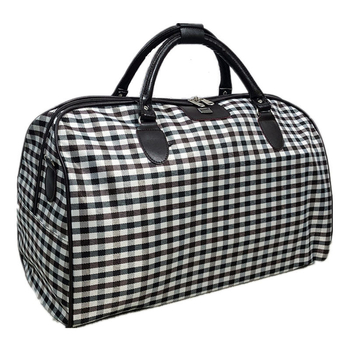 Geantă pliabilă impermeabilă pentru afaceri, nailon, respirabilă, rezistență la uzură, model geometric, curea de umăr, model 401