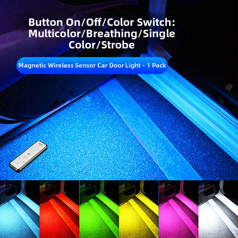 Durų įspėjimo šviesa su LED 5W, 12V, IP68, universalus suderinamumas