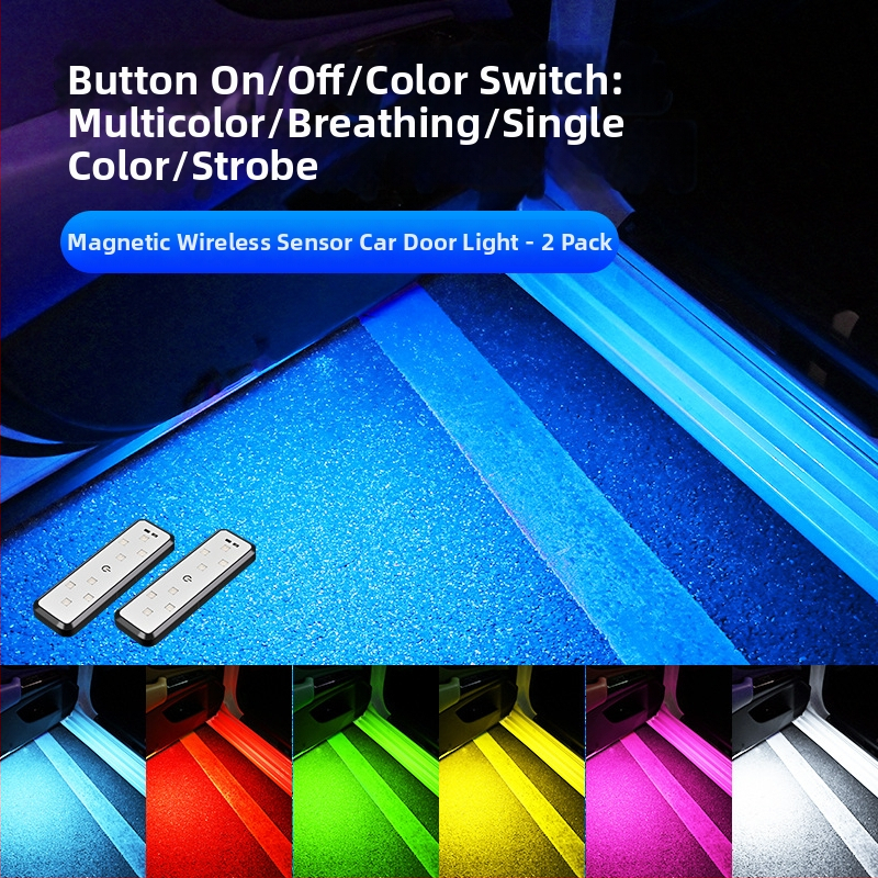 Durų įspėjimo šviesa su LED 5W, 12V, IP68, universalus suderinamumas