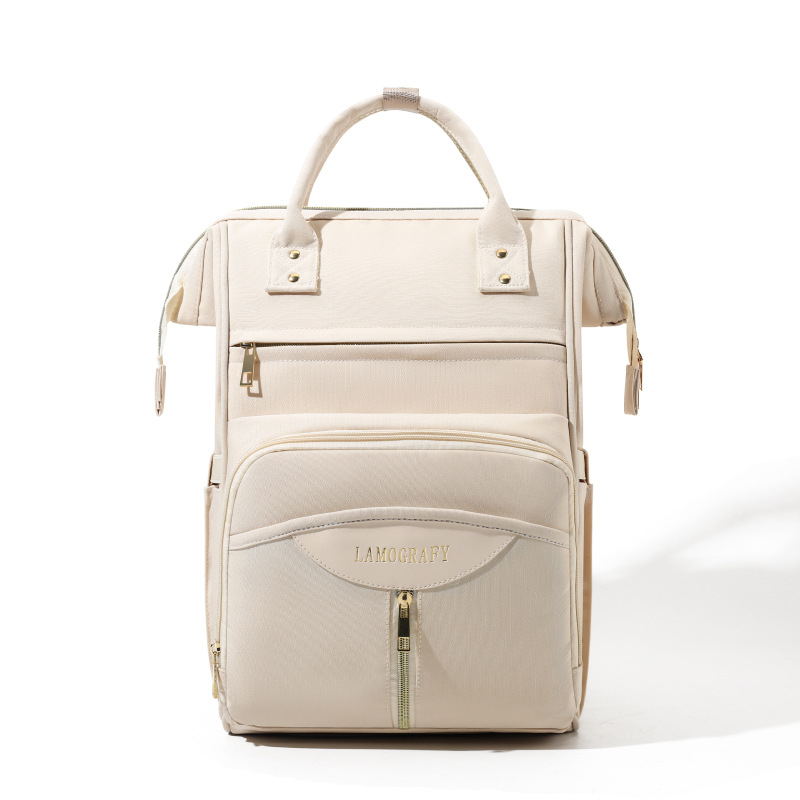 Rucsac pentru scutece cu buzunar detașabil pentru sticle, nailon, căptușeală poliester, izolație