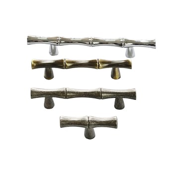 UP-4078 Λαβή ντουλαπιού μπάνιου από κράμα ψευδαργύρου, ηλεκτροπλατιωμένη, με πολλές τρύπες