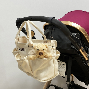 Torba za mamu velikog kapaciteta, lagana crossbody torba za izlaske s bebom
