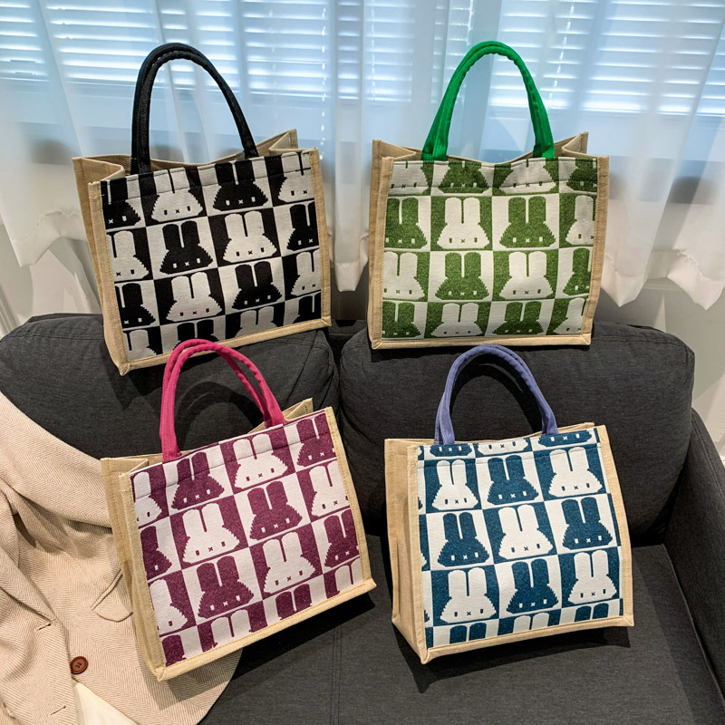 Kabelka na rameno z bavlny a ľanu, mestský štýl, vodorovný štvorcový tvar, magnetické zapínanie, vnútorná kapsa so zipsom