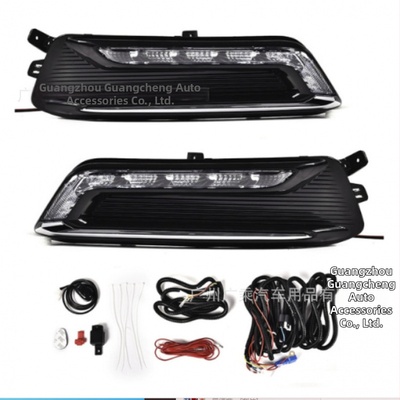 LED DRL hmlové svetlá pre Chevrolet Impala 2014–2019, ABS kryt, 12V, 6000 lm, LED 1W