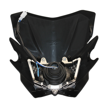 HL104 LED фар за офроуд Kawasaki KLX125/KLX150 със абажур-тип капачка, вход 12V, номинално напрежение 35V, защита Class A