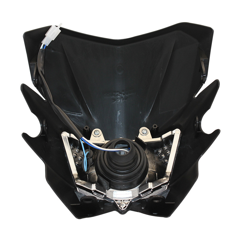 HL104 LED фар за офроуд Kawasaki KLX125/KLX150 със абажур-тип капачка, вход 12V, номинално напрежение 35V, защита Class A