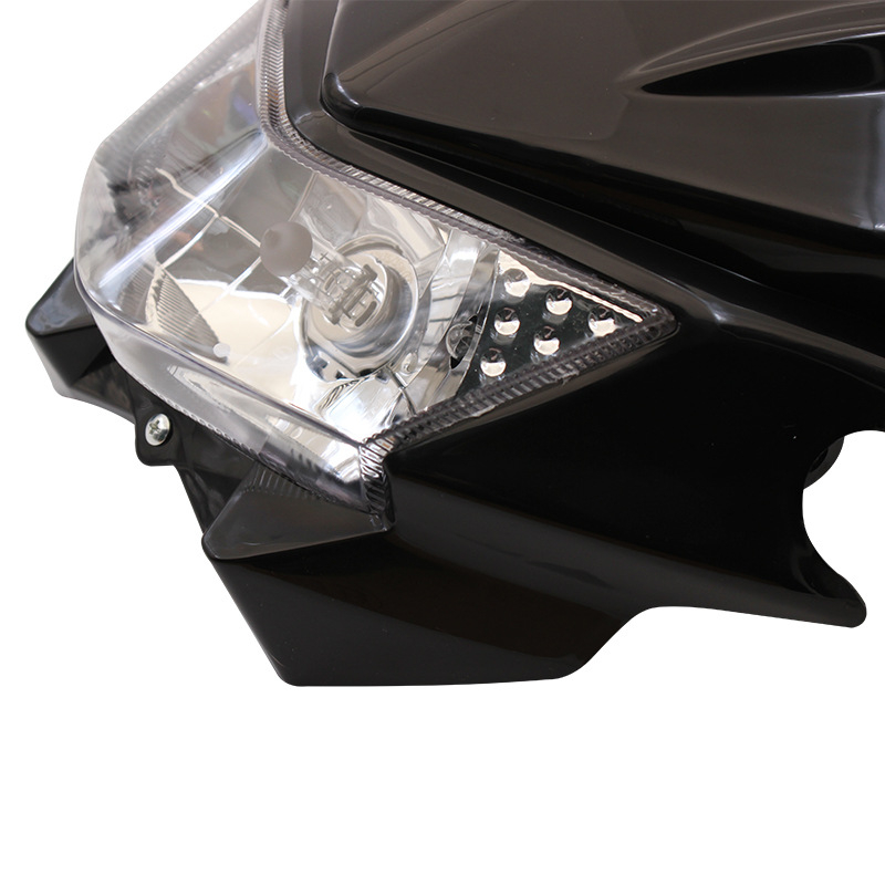 HL104 LED фар за офроуд Kawasaki KLX125/KLX150 със абажур-тип капачка, вход 12V, номинално напрежение 35V, защита Class A