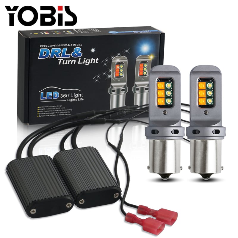 Ubis ZXSC-CREE-12TZ двуцветен LED мигач, 12V, 10W, CREE LED, 6000K, 50 000 ч. живот