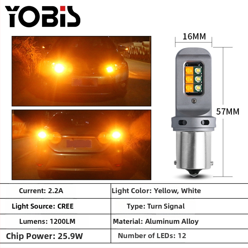 Ubis ZXSC-CREE-12TZ dvojfarebná LED smerovka, 12V, 10W, CREE LED, 6000K, životnosť 50 000 h