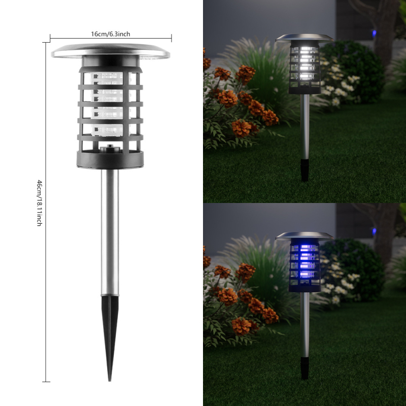 Solarna lampa za ubijanje komaraca za vanjsku upotrebu — kišnomod UV svjetlo, automatska hvataljka, NH tungsten model, 5W, dimenzije 160×160×460 mm, Xinyao
