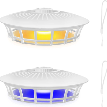 Lovač komaraca i buha s LED svjetlom, ljepiljasti kapak, vanjski prijenosni, pokrivenost 61 m²+, rotacija 0–180°, višestruko podešavanje